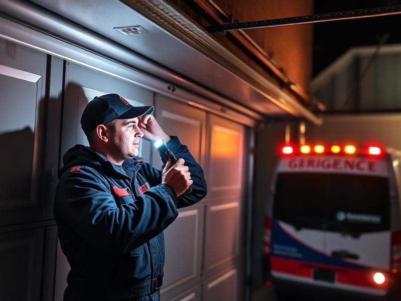24/7 Emergency Service service - professional garage door technician